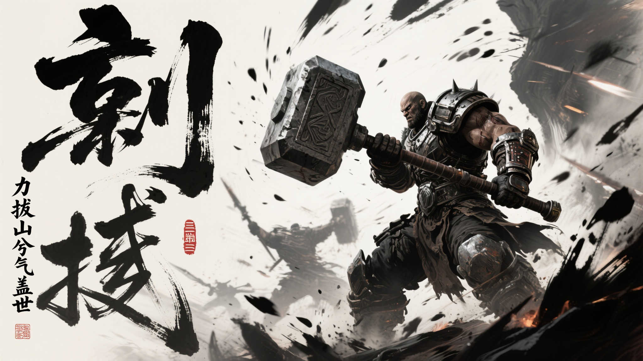 二 墨染铁锤背后的文化象征
在传统中国