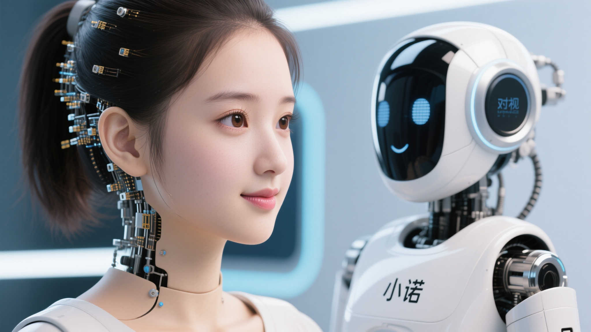 “未来伴侣新选择?国产仿生少女‘小诺’惊艳亮相” 技术亮点:从外到内的惊艳表现
在技术层